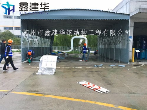 【大量批發(fā)推拉式雨篷廠家-移動(dòng)伸縮遮陽工地施工蓬圖片】- 